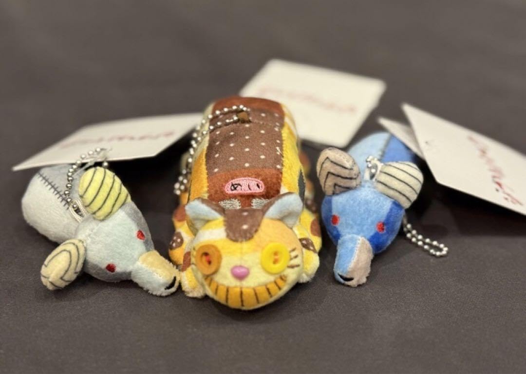 ジブリパーク限定　猫バスのぬいぐるみ　マスコット　2個セット ジブリ ジブリパーク限定 となりのトトロ ネコバス ネコバスの